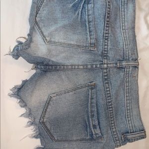 Free People Jean Shorts